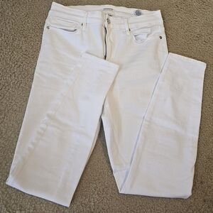 Good American White High Waist Skinny Jeans